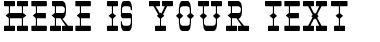 Your preview of Tombstone font