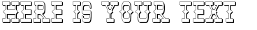 Your preview of Tombstone Shadow font