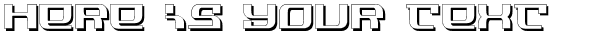 Your preview of Infinity Formula Shadow font