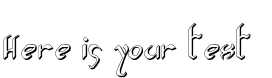 Your preview of Xaphan II Shadow font