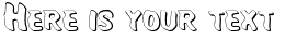 Your preview of Miss Amanda Jones Shadow font