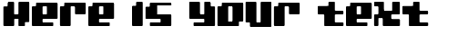Your preview of Bad Robot font