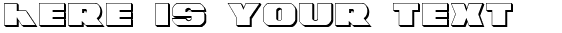 Your preview of Bummer 3D font