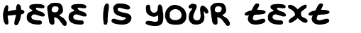 Your preview of Magic Beans font