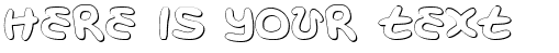 Your preview of Magic Beans 3D font