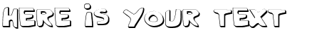 Your preview of Crappity-Crap-Crap 3D font