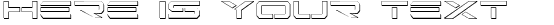 Your preview of Free Agent 3D font