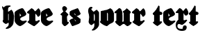 Your preview of Biergrten font