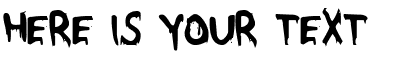Your preview of Were Beast font