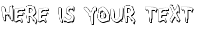 Your preview of Were Beast Shadow font