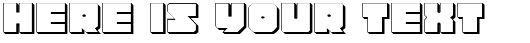 Your preview of Lobotommy 3D font