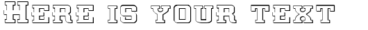 Your preview of Interceptor Shadow font