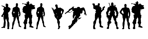 Your preview of Action Men font