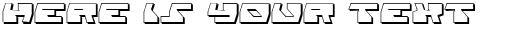 Your preview of Daedalus Shadow font