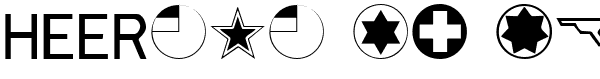 Your preview of Roundels font