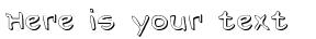Your preview of Arilon Shadow font
