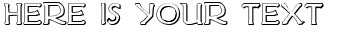 Your preview of Hadriatic Shadow font
