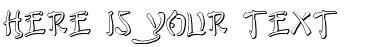 Your preview of Bushido Shadow font