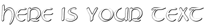 Your preview of Tristram Shadow font