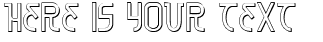Your preview of Moon Dart 3D font