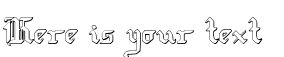 Your preview of Redcoat Shadow font