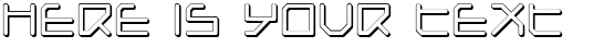 Your preview of Federapolis Shadow font