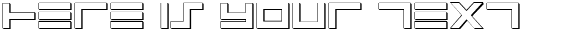 Your preview of Avenger Shadow font