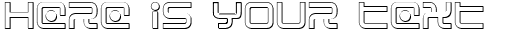 Your preview of Sagan Outline font