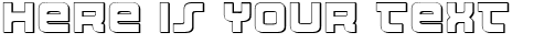 Your preview of Direktor 3D font