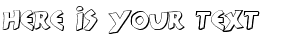 Your preview of 300 Trojans Shadow font