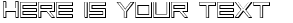 Your preview of Low Gun Screen Outline font