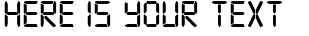 Your preview of Digital 7 font