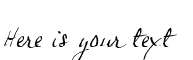 Your preview of JP Hand Slanted font