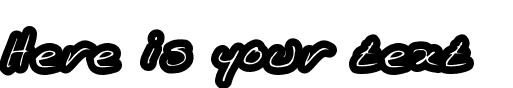 Your preview of Kathleen Inline font