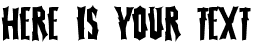 Your preview of Fearless Vampire Killer font