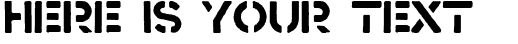 Your preview of Crass font
