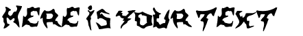 Your preview of Shaman font