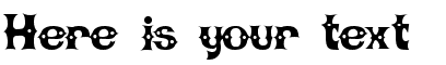Your preview of CBGB font