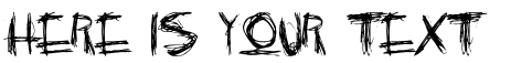 Your preview of Crazy Killer font