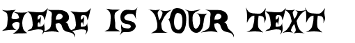 Your preview of She Creature font