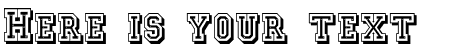 Your preview of Jersey Letters font