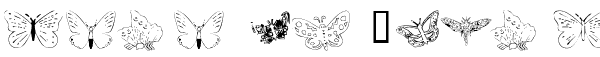 Your preview of Butterfly Heaven font