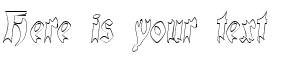 Your preview of Quael Gothic Hollow font