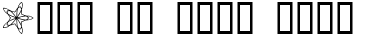 Your preview of JI Kaleidoscope Bats font