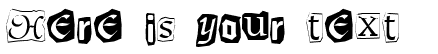 Your preview of Ransom font