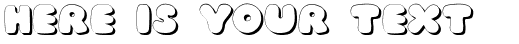 Your preview of JI Chunky Caps font