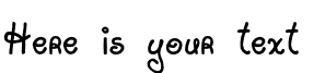 Your preview of JI Starfish font