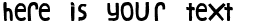Your preview of Natural Log font
