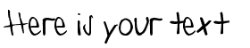 Your preview of Lukas Handwritten font