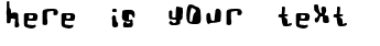 Your preview of Real Bttsoief font